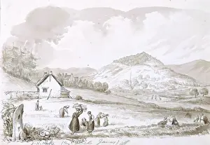 Gravestone Prints: Moffat, c1837. Creator: James W Wake