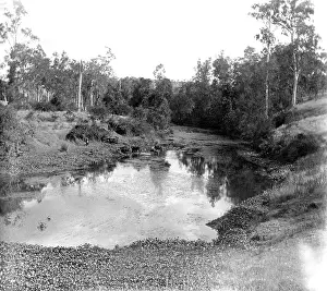 Melville Prints: Moggill Creek near Brisbane, 1905. Creator: Ernest Melville