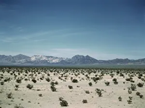 Atsf Prints: Mojave Desert country, crossed by the Santa Fe R