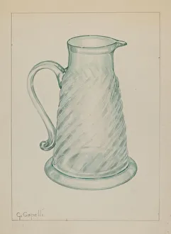 Capelli Giacinto Gallery: Molasses Jug, c. 1937. Creator: Giacinto Capelli