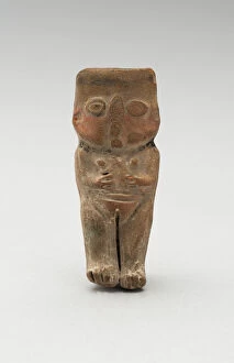 Surprised Collection: Mold-Made Female Figurine, c. A.D. 100 / 600. Creator: Unknown