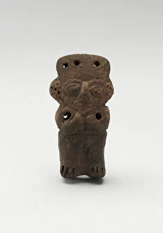 Mold-Made Female Figurine with Pierced Holes in Head and Shoulders, c. A.D. 100/600