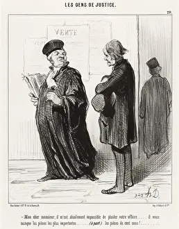 Legal Document Prints: Mon cher Monsieur, il m'est absolument impossible de plaider votre affaire... 1846