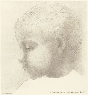 Mon Enfant (My Child), 1892. Creator: Odilon Redon