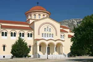 Ionian Islands Prints: Monastery and church of Agios Gerasimos, Kefalonia, Greece