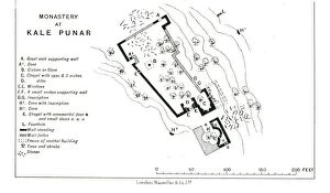 Plans Gallery: Monastery at Kale Punar, c1915. Creator: Stanfords Geographical Establishment