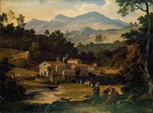 Lazio Prints: Monastery of San Francesco di Civitella in the Sabine Mountains