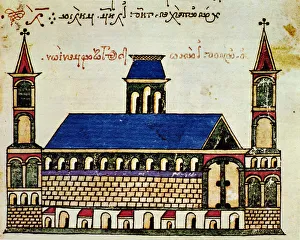 Byzantine Gallery: The monastery of San Juan of the Armenians on Mount Athos (Greece), Byzantine miniature, 1300