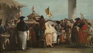Giandomenico 1727 1804 Gallery: Mondo Novo, ca 1764-1765. Artist: Tiepolo, Giandomenico (1727-1804)
