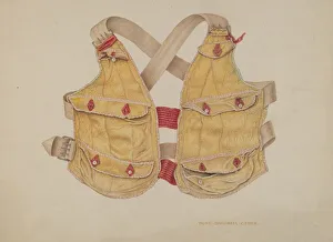 Precaution Prints: Money Vest, c. 1939. Creator: Rose Campbell-Gerke