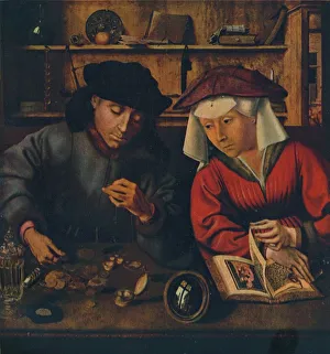 The Moneylender and his Wife, 1514. Artist: Quentin Metsys I The Moneylender and his Wife, 1514. Artist: Quentin Metsys I