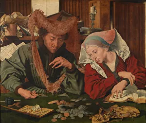 The Moneylender and his Wife, 1539. Artist: Reymerswaele, Marinus Claesz, van (ca. 1490-after 1567) The Moneylender and his Wife, 1539. Artist: Reymerswaele, Marinus Claesz, van (ca. 1490-after 1567)