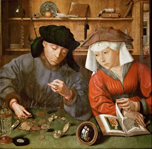 Massys Prints: The Moneylender and his Wife. Artist: Massys, Quentin (1466?1530)