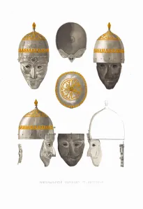 Fyodor Grigoryevich 1801 1892 Prints: Mongolian Shishaks. From the Antiquities of the Russian State, 1849-1853