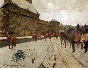 Muscovy Prints: Mongols under the walls of Vladimir, 1910