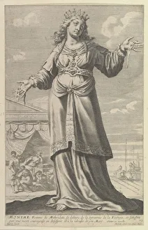 Bosse Abraham Collection: Monime, 1647. Creators: Gilles Rousselet, Abraham Bosse
