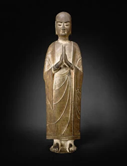 Buddhist Monk Collection: Monk, Sui Dynasty (589-618 A.D.). Creator: Unknown