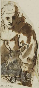 Monk Turning Sideways, n.d. Creator: Andrea Lilio