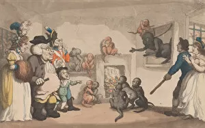 Images Dated 30th April 2020: The Monkey Room in the Tower, December 20, 1799. December 20, 1799