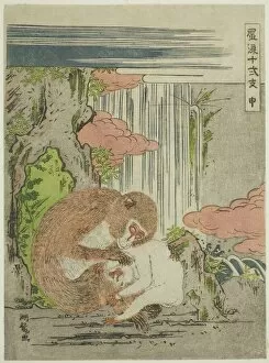 Monkey (Saru), from the series 'Fashionable Twelve Signs of the Zodiac (Furyu