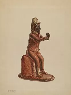 Statuettes Gallery: Monkey Statuette, c. 1937. Creator: Frank Fumagalli