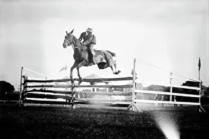 Jump Prints: Monmouth Horse Show [jumping], between c1910 and c1915. Creator: Bain News Service