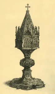 Reliquary Prints: Monstrance, c1450, (1881). Creator: Frederick Albert Slocombe