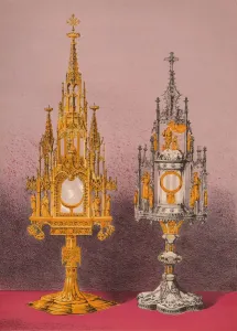 Robert Dudley Collection: Monstrances, 1893. Artist: Robert Dudley