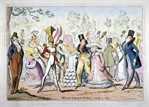 Ridiculous Prints: Monstrosities of 1819, and 1820, 1835. Artist