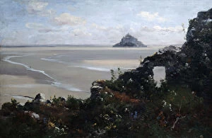 Lansyer Gallery: Mont Saint Michel, 1881. Artist: Emmanuel Lansyer