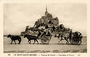 Basse Normandie Prints: Mont-Saint-Michel, Normandy, France, early 20th century