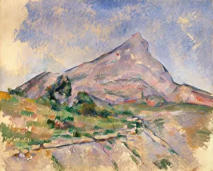 Mont Sainte Victoire Prints: Mont Sainte-Victoire, 1897-1898. Artist: Paul Cezanne