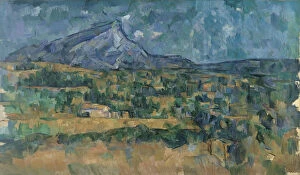 Provence Collection: Mont Sainte-Victoire, ca. 1902-6. Creator: Paul Cezanne