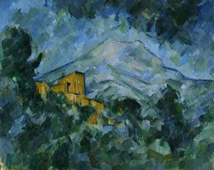 Paul 1839 1906 Collection: Mont Sainte-Victoire and Chateau Noir. Artist: Cezanne, Paul (1839-1906)