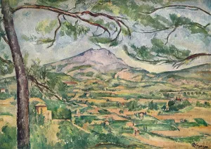Avalon Press Gallery: Mont Sainte-Victoire with Large Pine, c1887