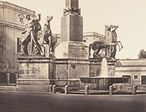 Castor And Pollux Gallery: Monte Cavallo, 1848-52. Creator: Eugene Constant