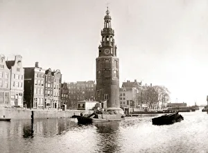 The Montelbaanstoren, Amsterdam, 1898. Artist: James Batkin