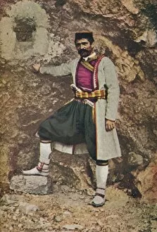 Charles Js Gallery: A Montenegrin in Holiday Costume, c1913. Artist: Charles JS Makin