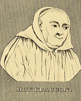 Benedictine Gallery: Montfaucon, (1655-1741), 1830. Creator: Unknown