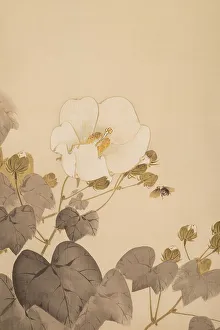 Ink On Silk Prints: The Twelve Months: Eighth Month, between 1900 and 1918. Creator: Watanabe Seitei