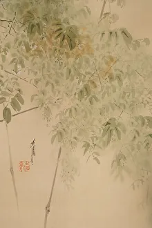 Ink On Silk Prints: The Twelve Months: Fourth Month, between 1900 and 1918. Creator: Watanabe Seitei