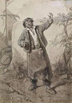Joyful Prints: The Twelve Months: October, 1866. Creator: Paul Gavarni