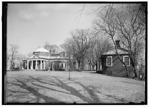 Monticello Prints: Monticello - exterior, between 1914 and 1918
