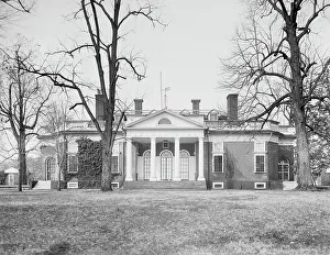 Presidential Prints: Monticello, the home of Thomas Jefferson, Charlottesville, Va. c1905. Creator: Unknown