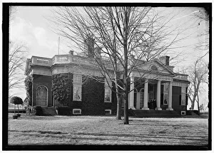 Monticello Prints: Monticello - portico, between 1914 and 1918