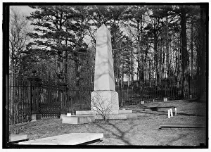 Monticello Prints: Monticello - Thomas Jefferson's grave