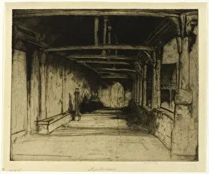 Dy Cameron Prints: Montivilliers, 1903. Creator: David Young Cameron