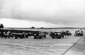 Line Up Prints: Montlhery in 1920s, showing banking. Creator: Unknown