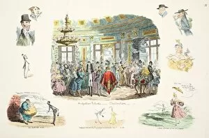 Hand Coloured Etching Collection: Montpellier Rotunda, Cheltenham, 1833