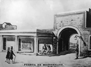 Tabacalera Cubana Prints: Montserrate Door, (1836), 1920s
